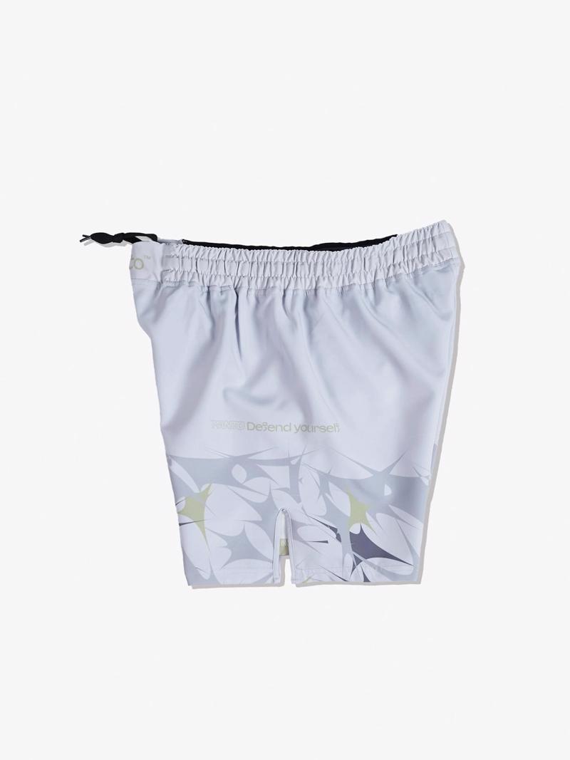 MANTO TERRA FIGHT SHORTS-grey